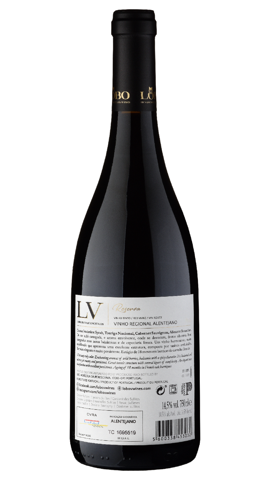 LV Reserva – Lobo de Vasconcellos Tinto 2019